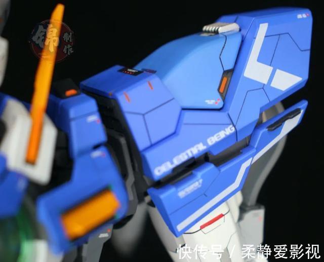 模型秀|高达模型秀:万代的PG能天使,作者超级认真