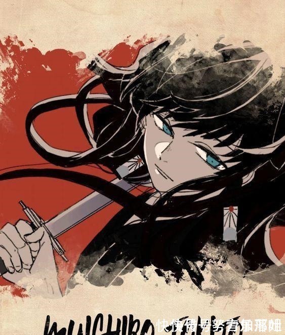 忍姐姐|《鬼灭之刃》的复古画报,忍姐姐又美又飒,耳饰成为最大“亮点”