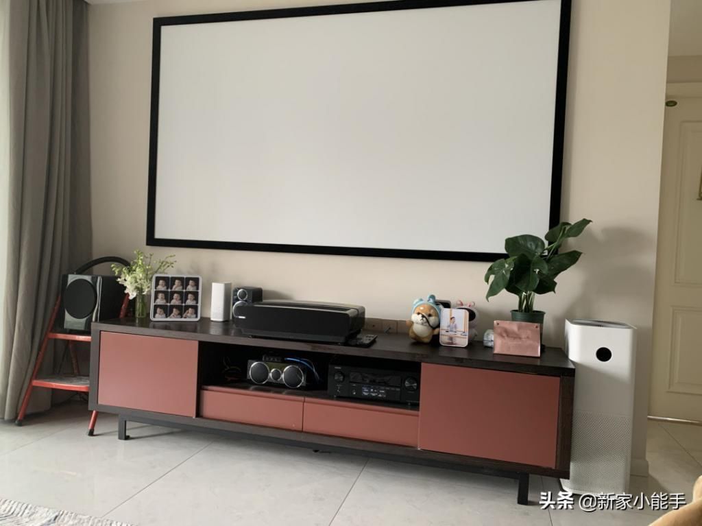 电视柜|新房入住一个月，每天打扫收拾干净，越住越喜欢，越住越温馨