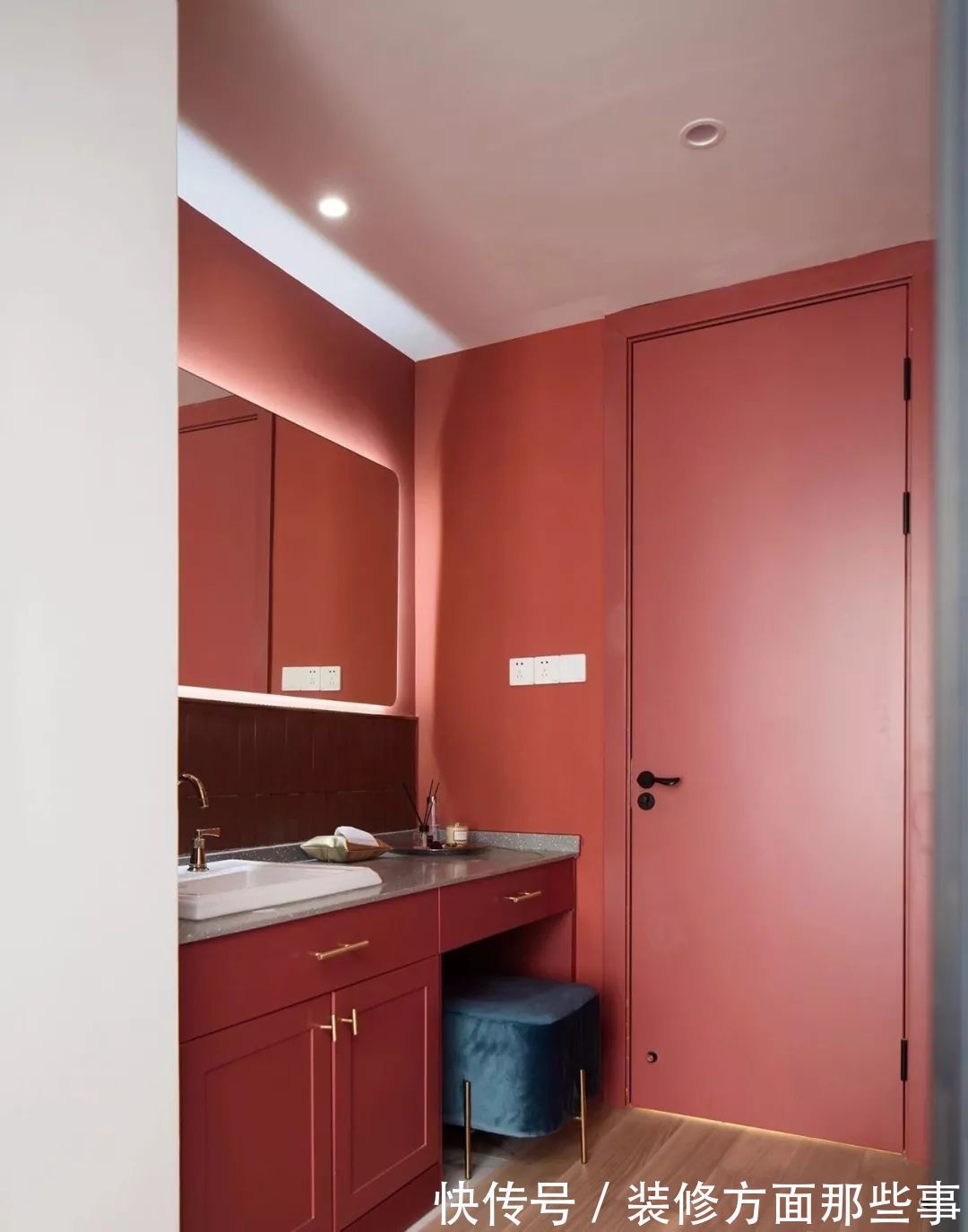 天鹅绒|120平复古简欧风,冷暖色调碰撞,打造个性鲜明的家!