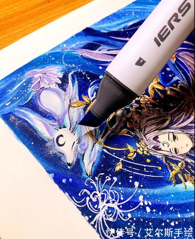 复古风|二次元英伦复古风插画,细节美到窒息!