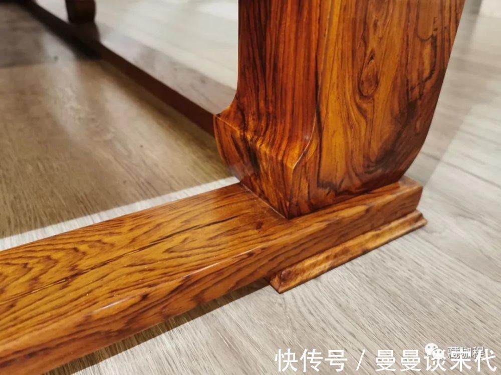 明清|黄花梨料够老、够致密,清四面平桌沉稳内敛
