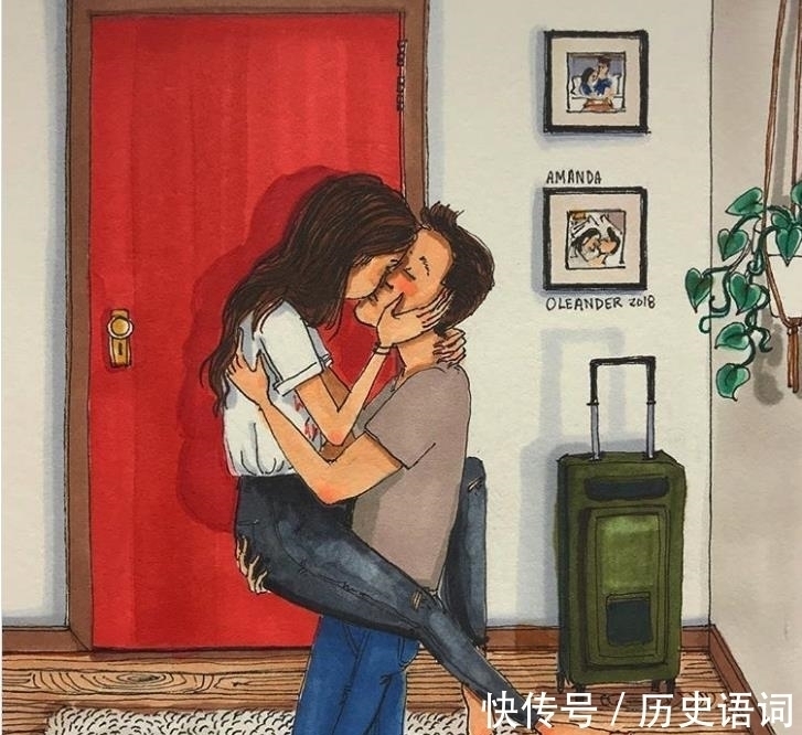 恋爱关系！女插画师创作的20张展现了真实恋爱关系的插画