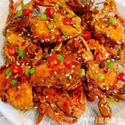 做法|鲜香入味！！好吃到吮指的香辣蟹~做法超级简单