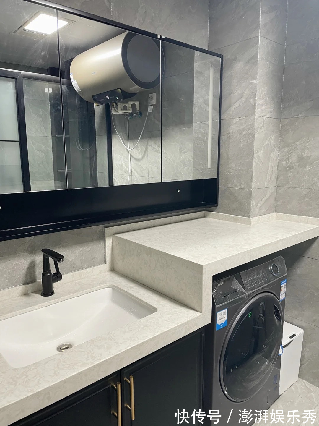 客厅|她家106平米,硬装才花了7万,效果简单又大方,朋友都说赚到了