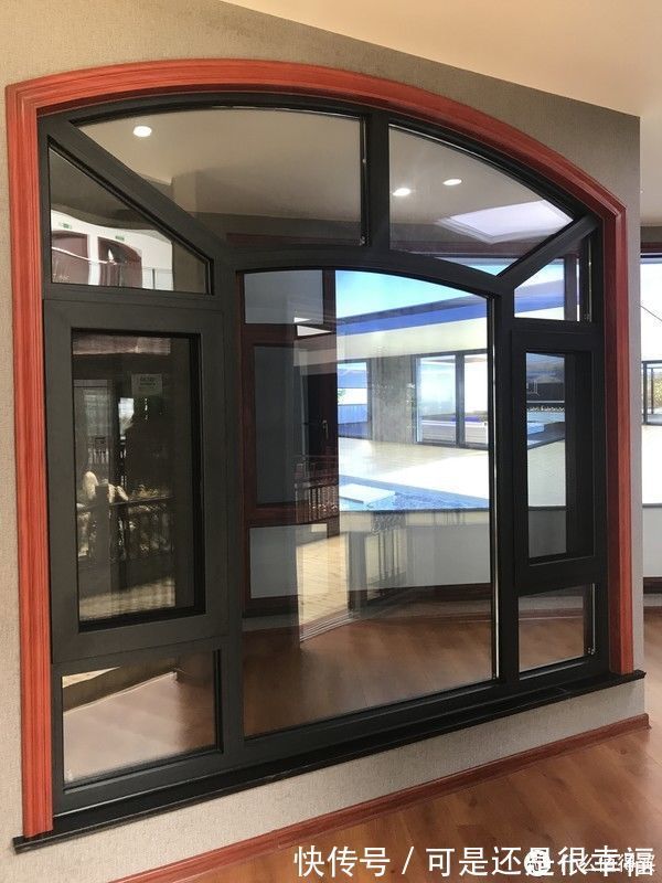 转角窗|农村自建房别墅装个这样的弧形窗,建成后全村的人都来要图纸!