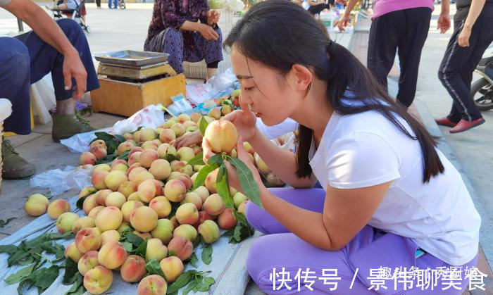 桃子|买桃子时，就挑“公”的，肉多核小汁水多，教你6招，一挑一个准