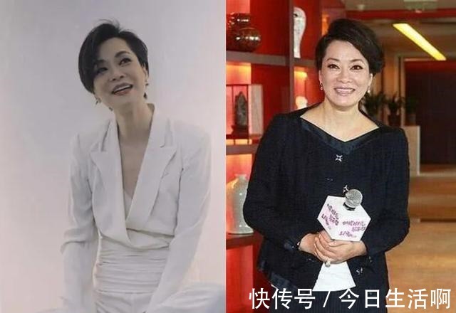 头顶 看了58岁毛阿敏的短发发型,终于明白了方脸型,为何适合短发了!