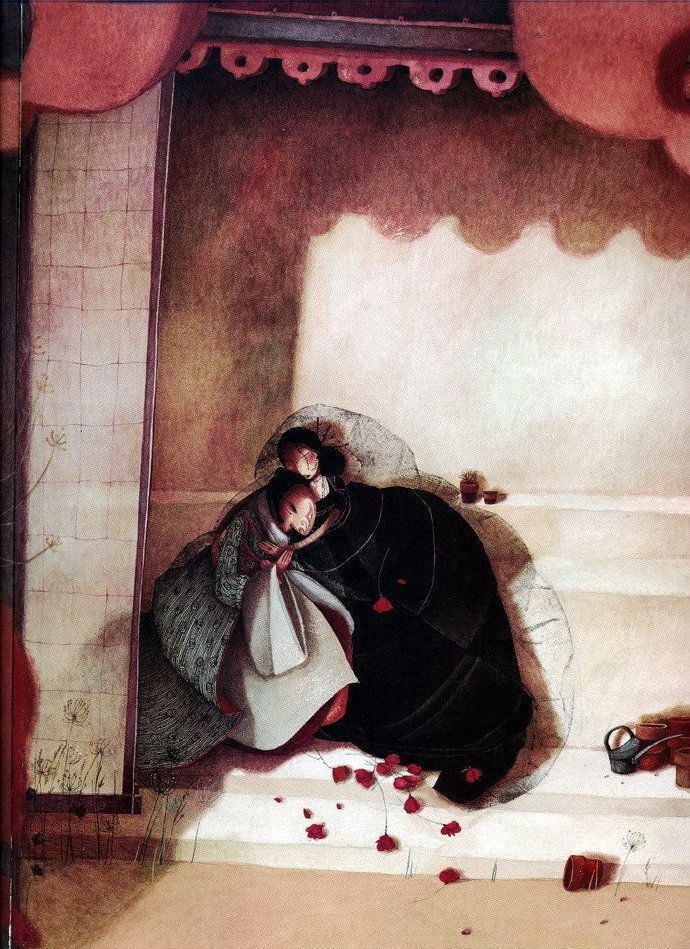 海贝卡·朵特梅-!插画师海贝卡·朵特梅-喜欢用不透明水彩作画,人物造型充满想象力并带有诡异气质