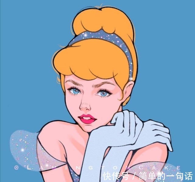  迪士尼|画师笔下的迪士尼公主，蒂安娜公主的婚纱照很美，木兰很像刘亦菲