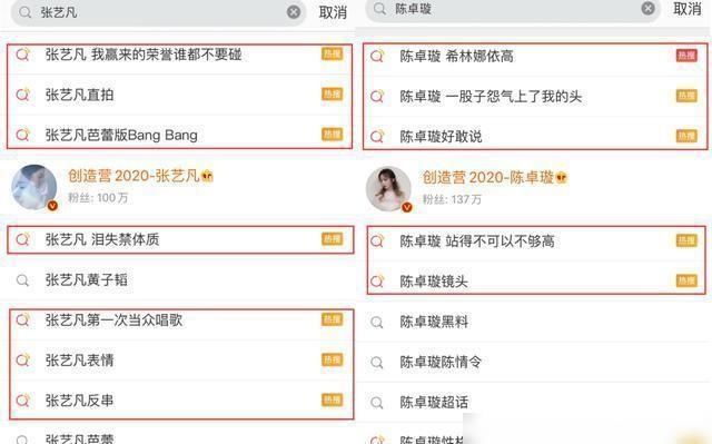 刘些宁|张艺凡和虞书欣正面刚热搜,同样上热搜,她和陈卓璇待遇区别明显