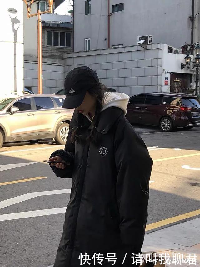 冬天|卫衣+羽绒服,卫衣+大衣,冬天这么穿太好看了