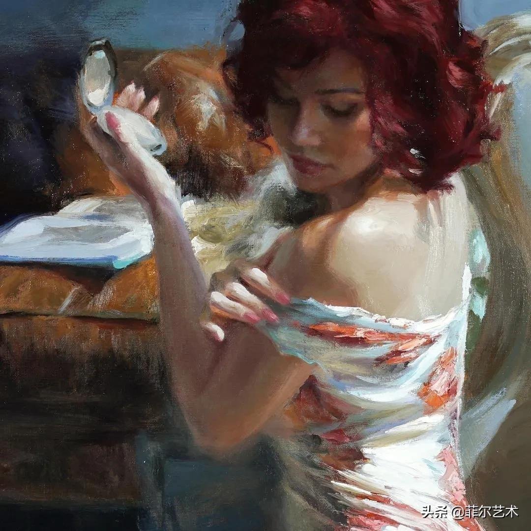 哈巴罗夫斯克&犹如花朵绽放,美得让人难忘~俄罗斯画家人物油画作品欣赏