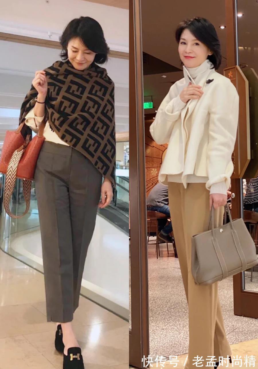 身材 今秋的外套流行“穿小不穿大”,舒适还显个高,难怪50、60岁都爱