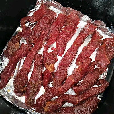 超简单美味无油牛肉干