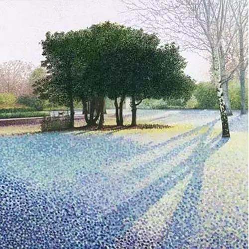 l她的画只用点,点了11年,点出了美到窒息的花园!