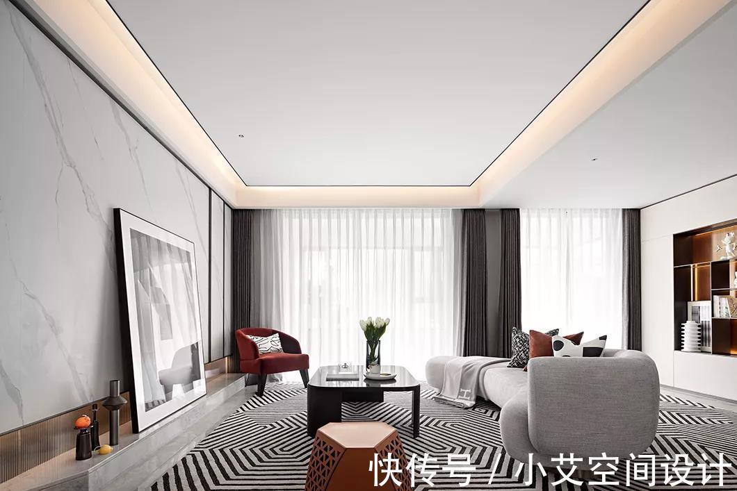 136㎡精装房软装,时尚个性,简约美!