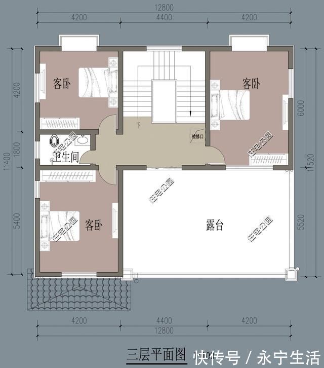 建筑|农村建房没有堂屋，那还怎么住人8套带堂屋户型30万就能盖