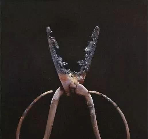 冷军|冷军画了把锯子,卖了40万,放大5倍后,网友:越看越吓人