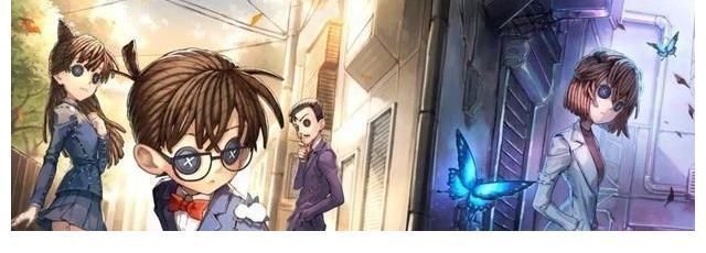 新兰|名侦探柯南X第五人格联动纪念插图,新兰一起放学,氛围感拉满