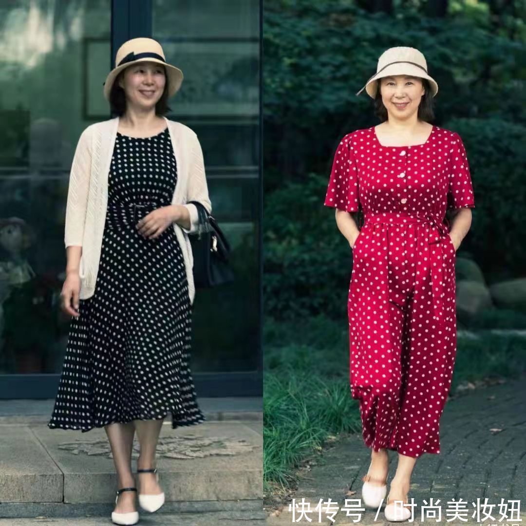 漂亮|年过半百依旧年轻漂亮,这位65岁奶奶的穿搭,洋气又高级