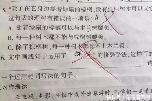 班主任|小学六年级班主任改出试卷 自称又修炼成功一级