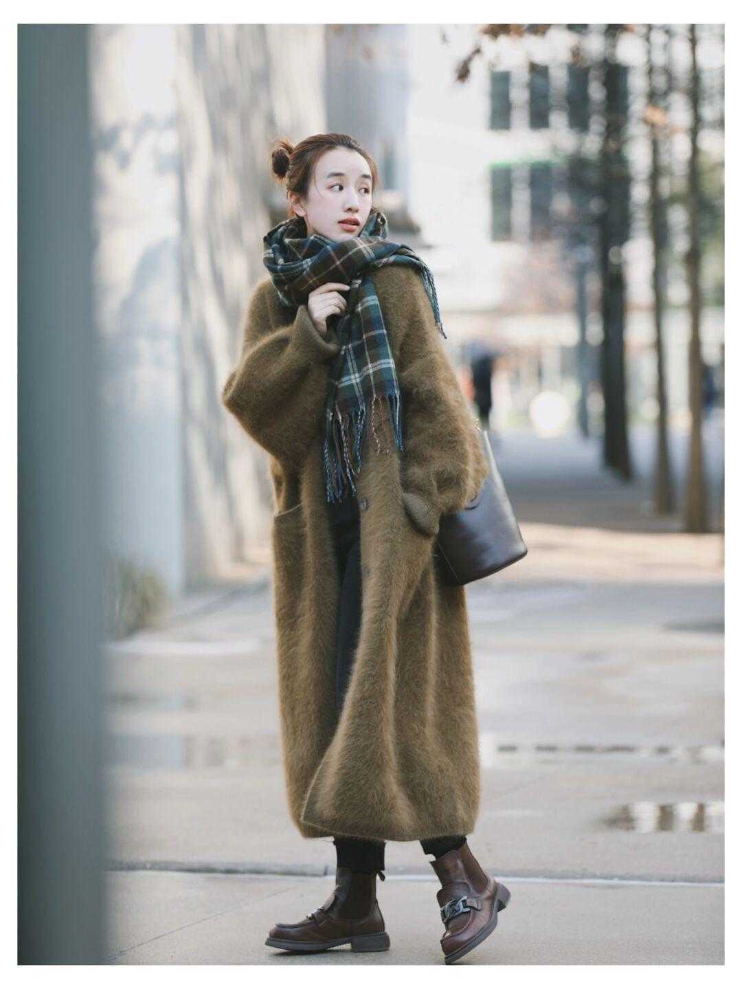 长衫 提前备几件针织长衫吧!初春穿它出门,绝对让你美到“巅峰”