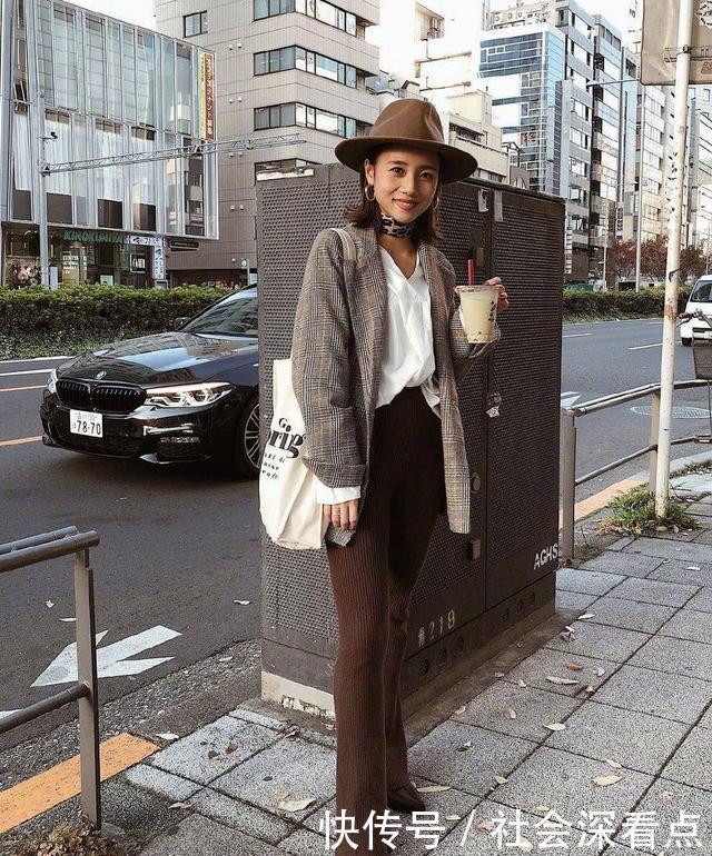 真服|小个子怎么穿仅155cm的她穿出了170的身高,这气场真服