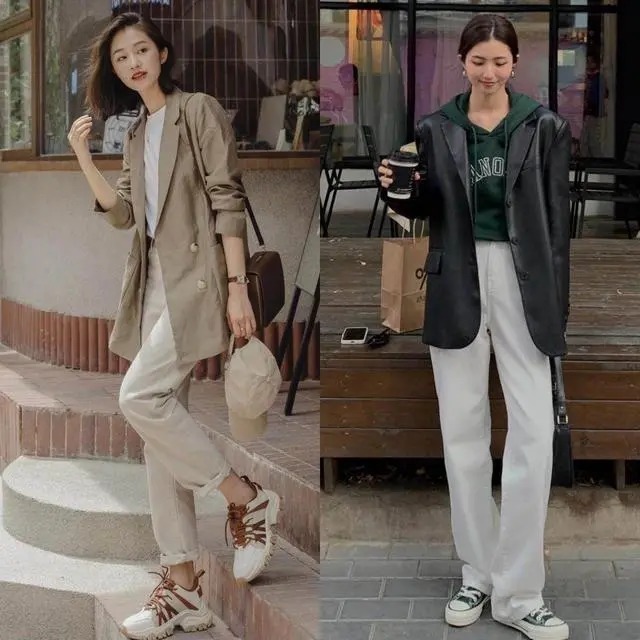 优雅感 优雅女人的衣柜里少不了一条“牛奶裤”,好看又好穿