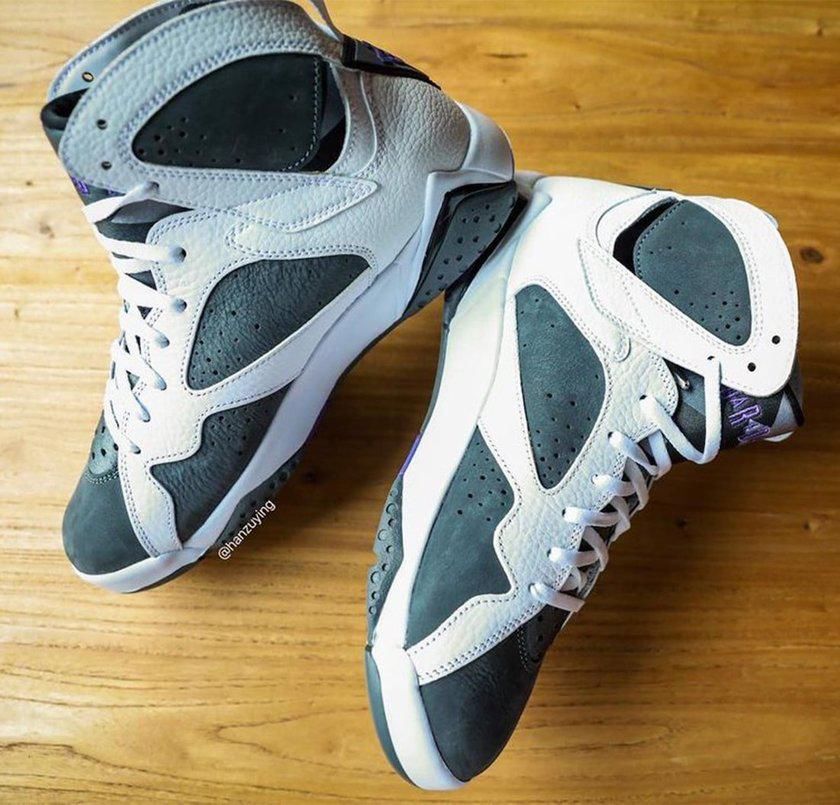  首次上脚释出！Air Jordan 7 “Flint” 复刻版依旧帅炸！