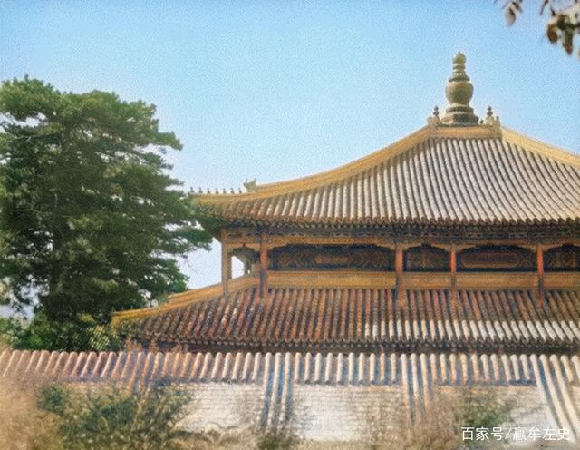 老照片|老照片1924年的北京戒台寺,恭亲王奕曾隐居十年的千年古刹