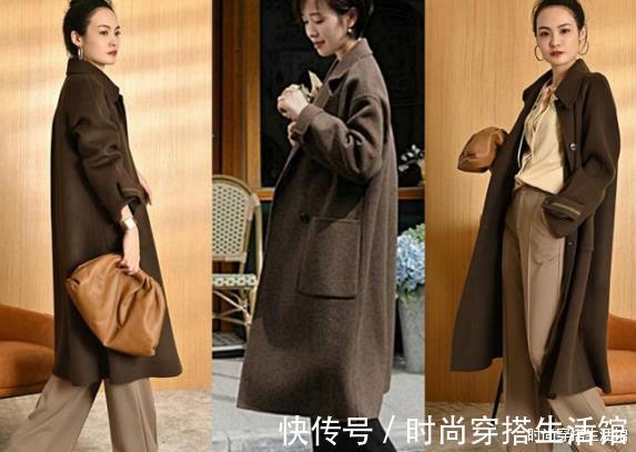 大地色系 建议大家:秋冬季节穿这大地色,显白又洋气,适合肤色暗黄女人