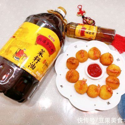  #福气年夜菜#团团圆圆黄金虾球