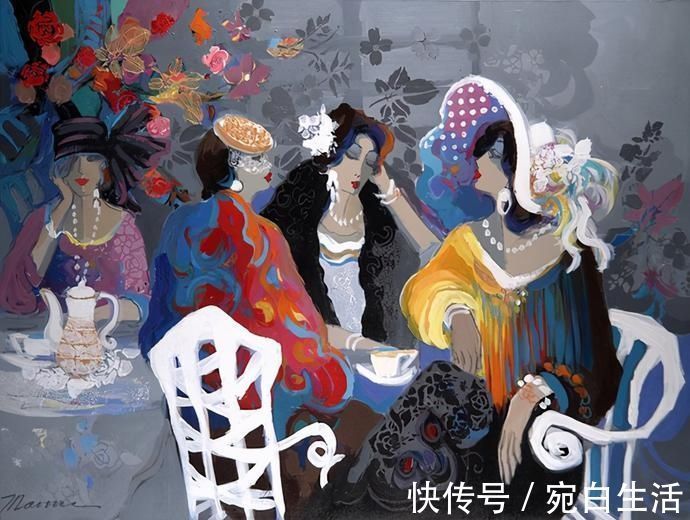 isaac maimon！以色列艺术家人体油画中的女郎，优雅而迷人