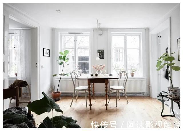 小公寓|这个50㎡小户真「壕」,衣帽间和独立厨房一样不差,看完很羡慕!