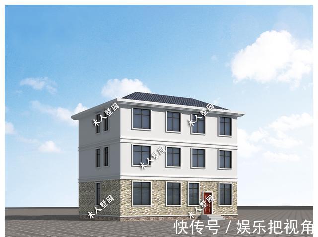 别墅|大门不一定要在正中间,农村13米宽的别墅,这样建不是笑话