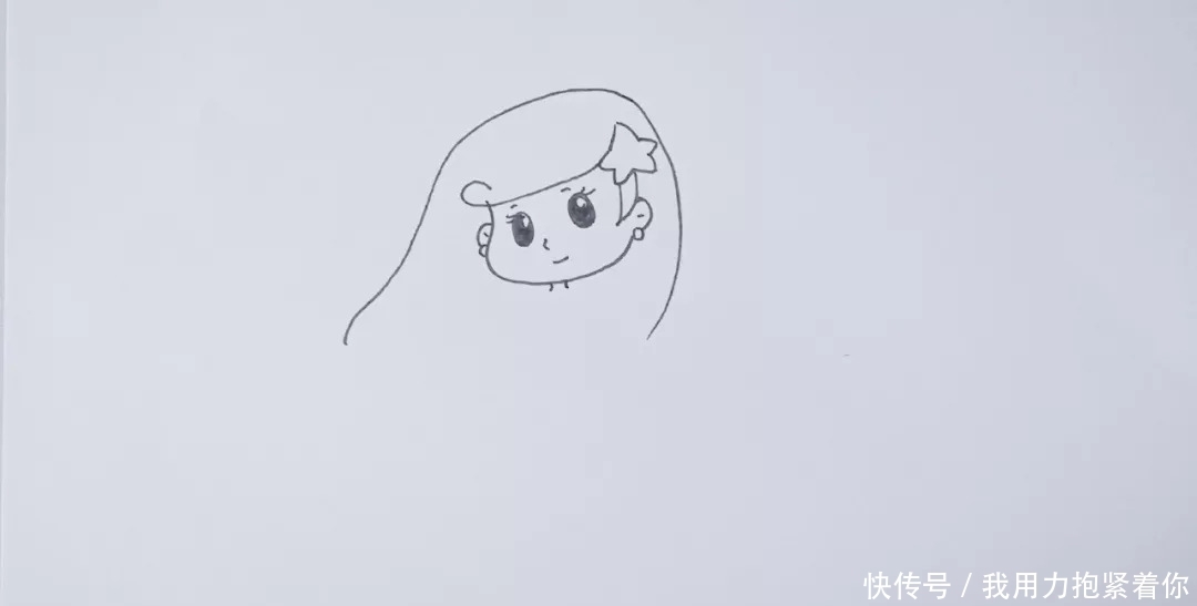 简笔画|简笔画:美人鱼,五分钟学会,卡通人物