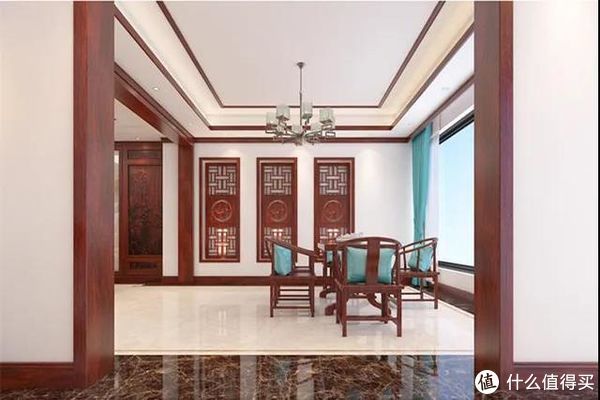 别墅|发现一对西安夫妻的新家,358㎡中式红木别墅,一进门把我迷住了