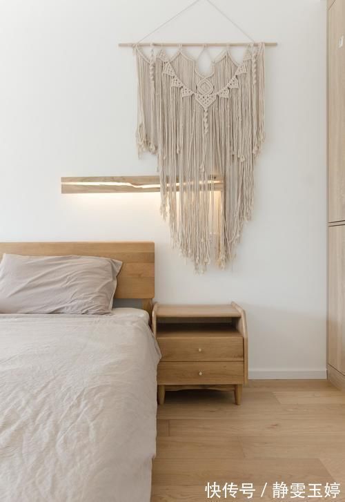 隔墙|大白墙装出智慧小宅,都藏在她家65㎡二居室里,实用性满分,好美好治愈