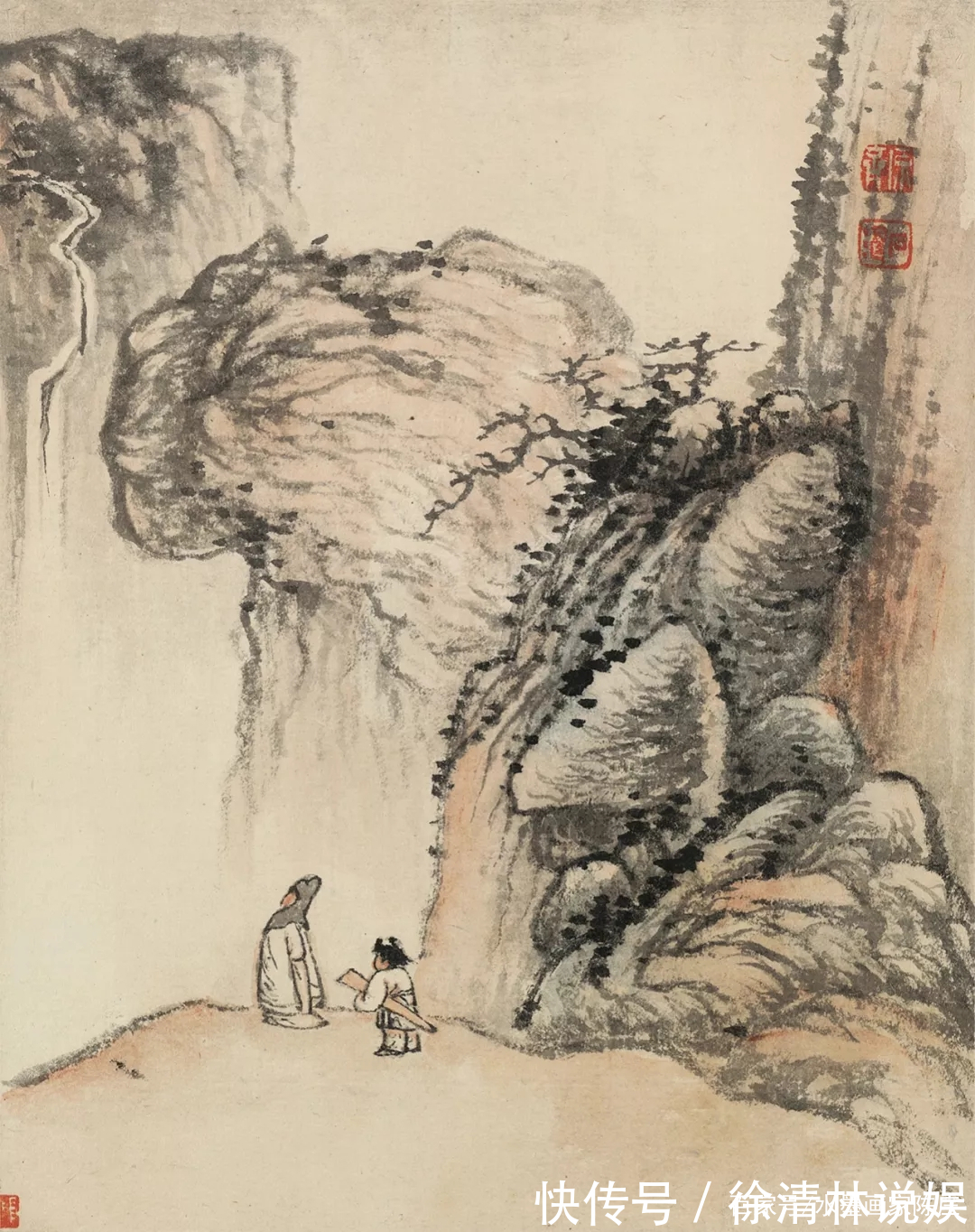 笔墨$看画得看小品｜石涛的小品山水画，彰显笔墨的魅力