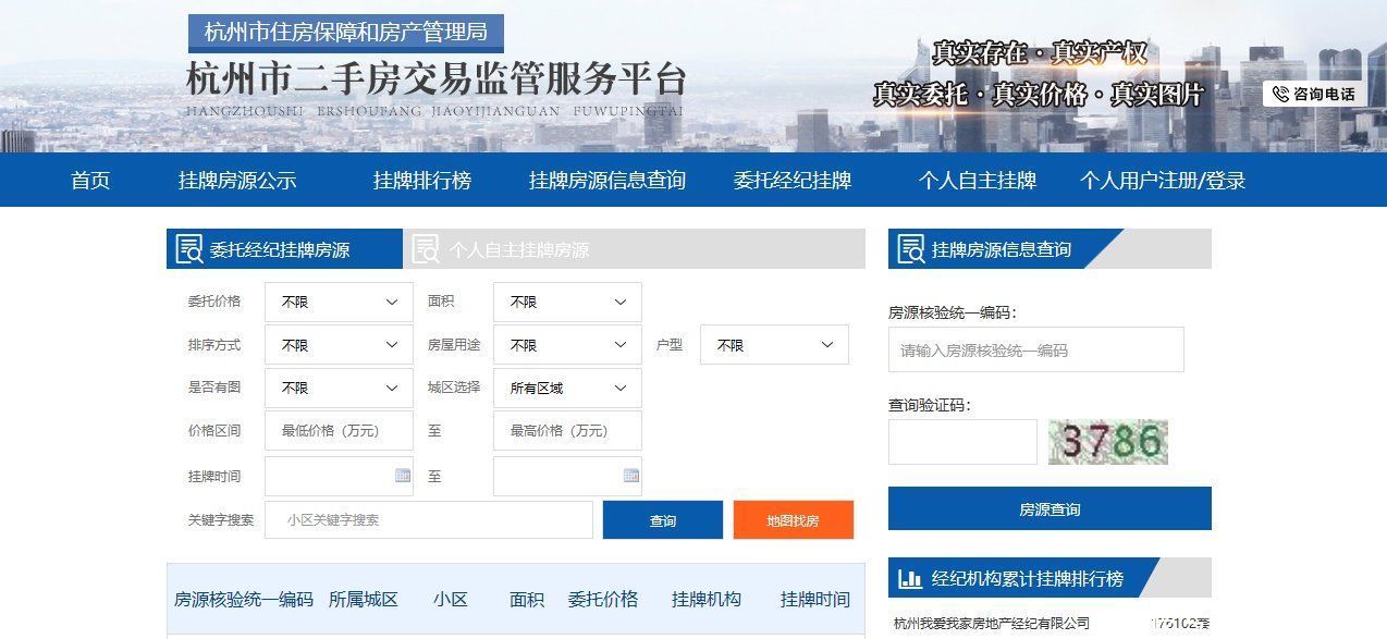 杭州|杭州上线官方二手房交易监管平台，贝壳收跌超14%