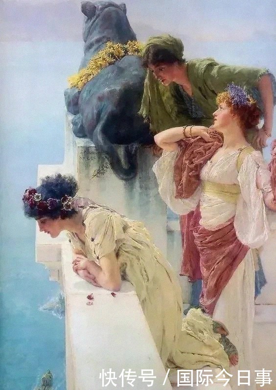 晚期|十九世纪晚期英国著名画家Alma Tadema
