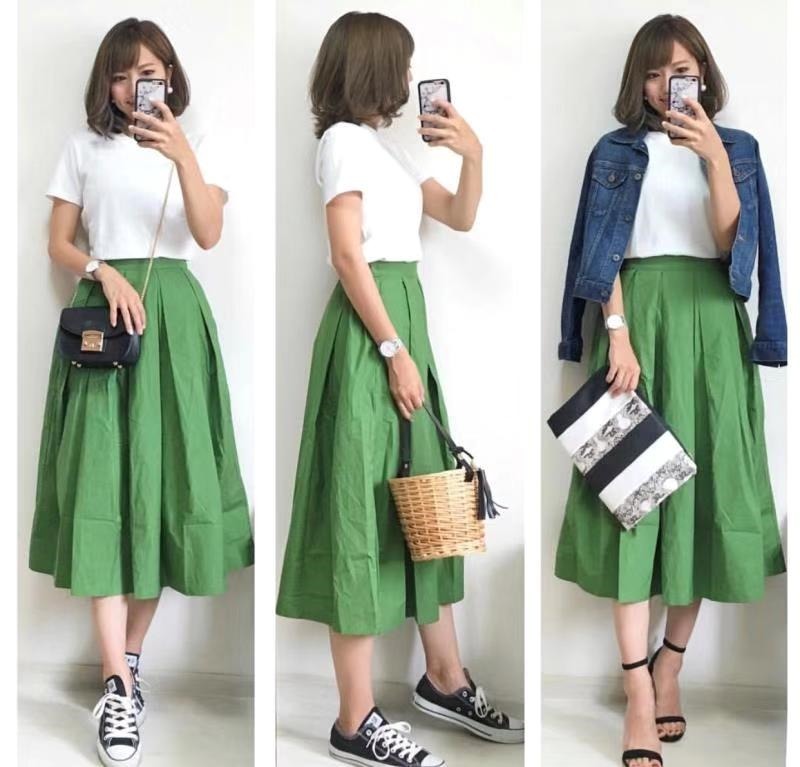 简约|日本博主的半身裙穿搭太惊艳,简约高级又优雅,让人一眼就爱上