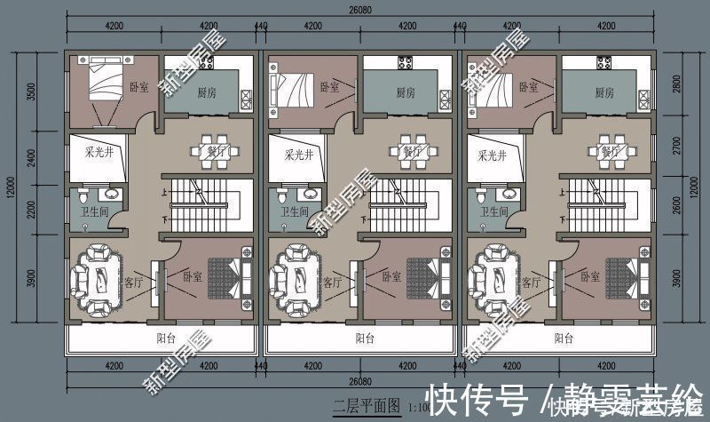 露台|宅基地临街，建房应该怎么设计？分享8套图纸总有一套适合你