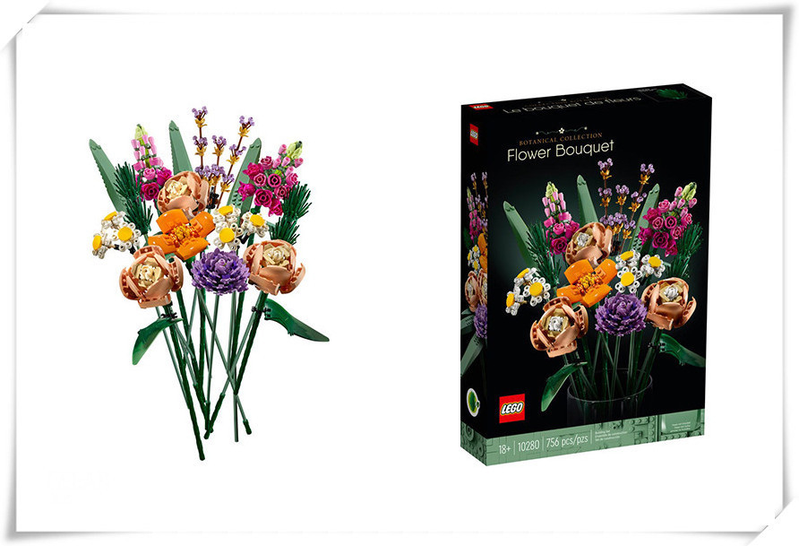 乐高首次推出植物系列，为居家摆设添上一束永不凋谢的花！