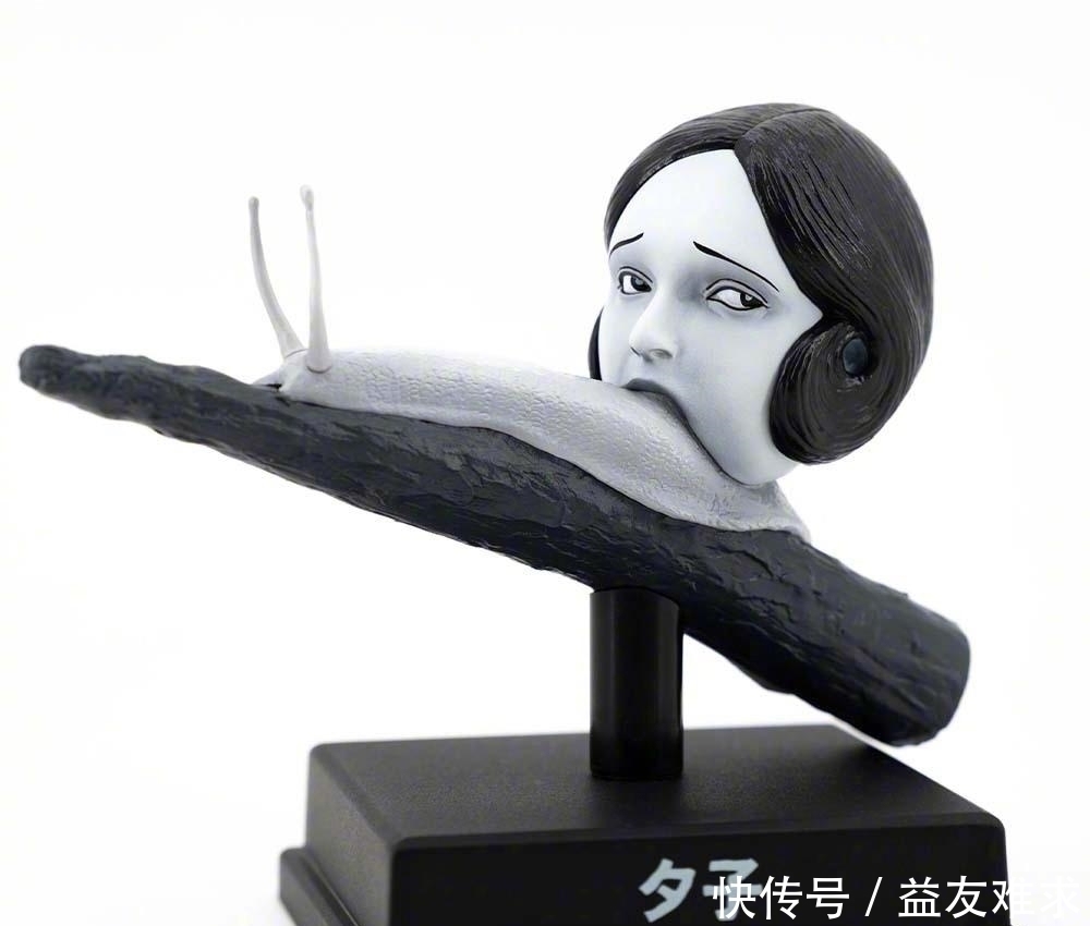 绘画|伊藤润二漫画形象手办,富江采用经典造型,被称为“阴间手办”