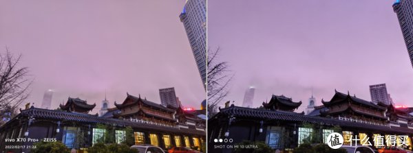 夜景|手机拍照对比 篇二：VIVO X70Pro+开箱，且与老机小米10Ultra对比拍照-下篇（夜晚）