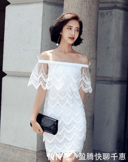 凸显|小姐姐爱穿露肩短裙,凸显性感诱人锁骨,尽显女性的优雅气质
