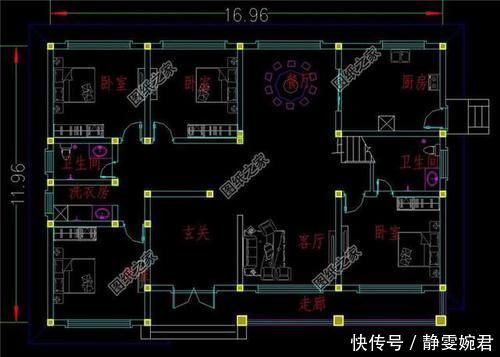 占地|乡下一层半房子设计图，经济实惠还美观，让您建房不用愁