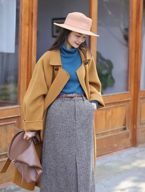 棕色 入冬第一件单品,怎么少的了“毛呢外套”?气质女人都有了